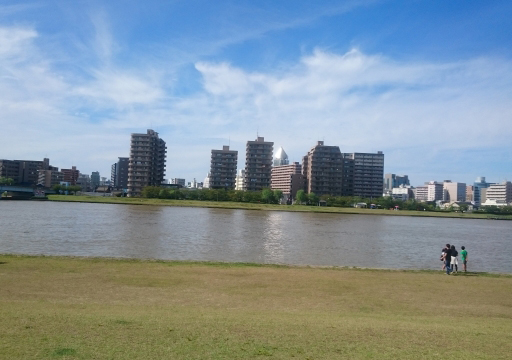 信濃川とやすらぎ堤